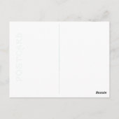 Bijin mit Blume-Postkartenwiedergabe Postkarte (Rückseite)