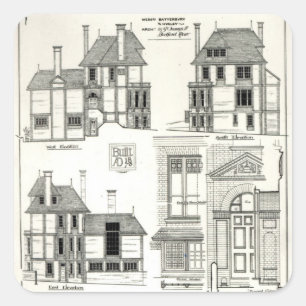 Bijou Residence Sunnycote, Hampstead, Quadratischer Aufkleber