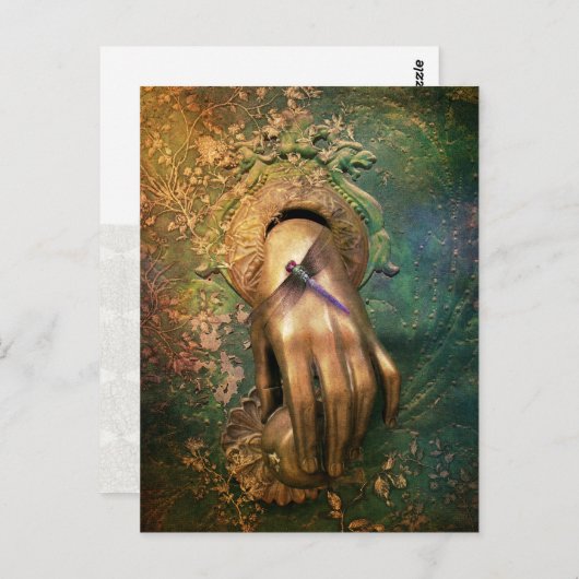 Bijoux Dragonfly Postkarte (Vorne/Hinten)