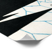 Bijutsu Sekai Blume auf einem Fußweg Poster (Ecke)