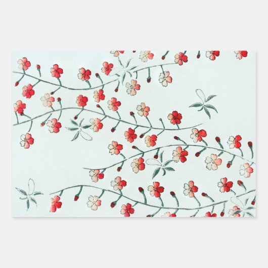 Bijutsu Sekai Cherry Blossom Poster Geschenkpapier Set (Vorderseite 3)