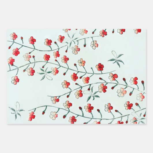 Bijutsu Sekai Cherry Blossom Poster Geschenkpapier Set (Vorderseite)