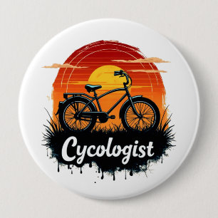 Bike Adventure des Cykologen: Das grafische T-Shir Button