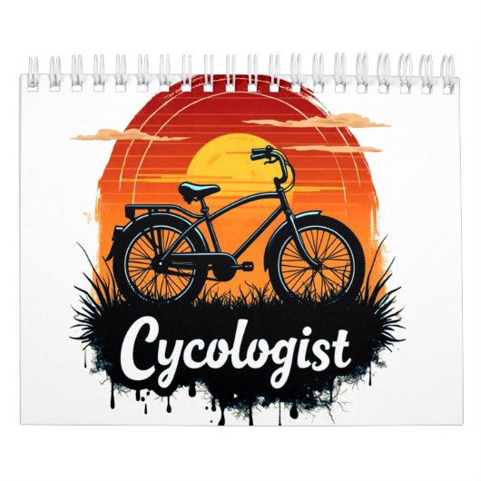 Bike Adventure des Cykologen: Das grafische T-Shir Kalender (Titelbild)