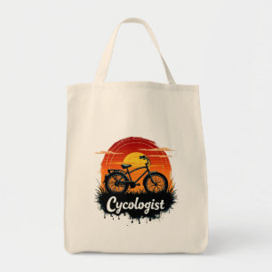 Bike Adventure des Cykologen: Das grafische T-Shir Tragetasche