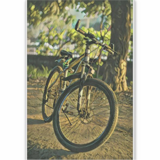 Bike Artwork Aufkleber (Vorderseite)