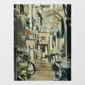 Bike Artwork Fensteraufkleber (Blatt)