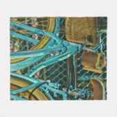 Bike Artwork Fleecedecke (Vorderseite (Horizontal))