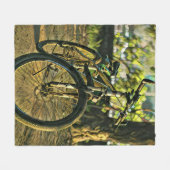 Bike Artwork Fleecedecke (Vorderseite (Horizontal))