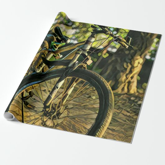 Bike Artwork Geschenkpapier (Ungerollt)
