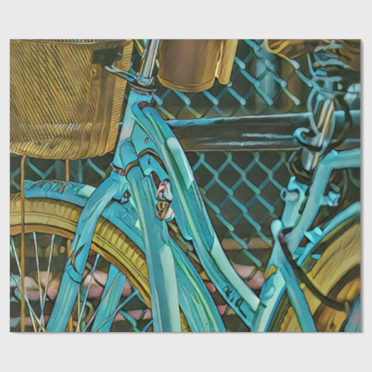 Bike Artwork Geschenkpapier (Flach)