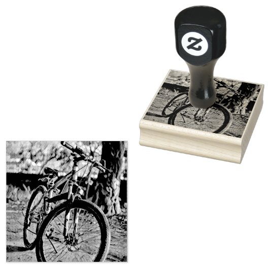 Bike Artwork Gummistempel (Stempel)