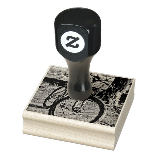 Bike Artwork Gummistempel (Stempel)