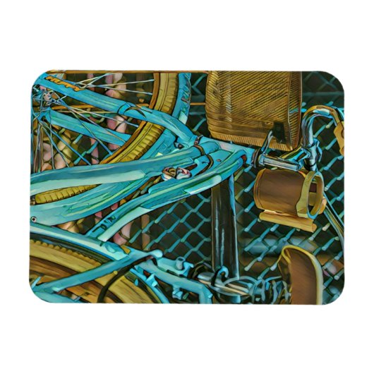 Bike Artwork Magnet (Horizontal)