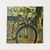 Bike Artwork Wandteppich (Vorderseite)