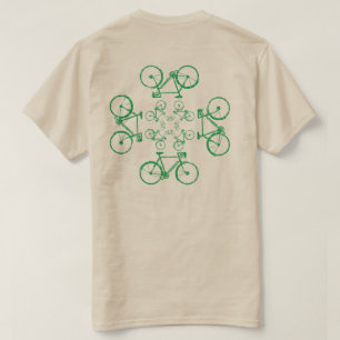 Bike auf grünen Fahrrädern T-Shirt