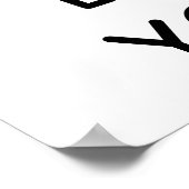 Bike Between Legs Poster (Ecke)