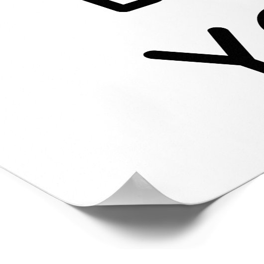 Bike Between Legs Poster (Ecke)