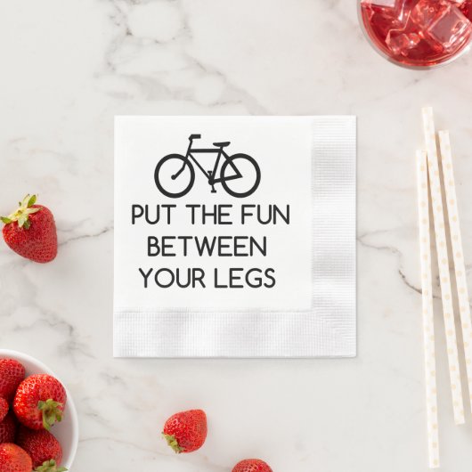 Bike Between Legs Serviette (Beispiel)