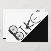 Bike Bike Cycle Fun Park Party laden Einladung (Vorne/Hinten)