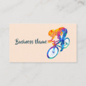 Bike-Bike-Klassen - kundenspezifische Geschäfte Visitenkarte (Rückseite)