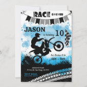 Bike Birthday Einladung (Vorderseite)