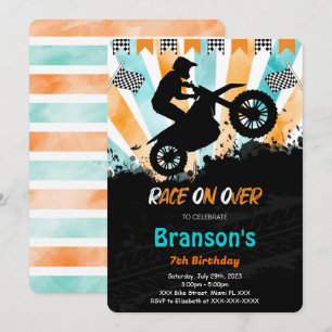 Bike Birthday Einladung