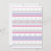 Bike Birthday Fahrradfahren Party Rosa Girls Einladung (Rückseite)