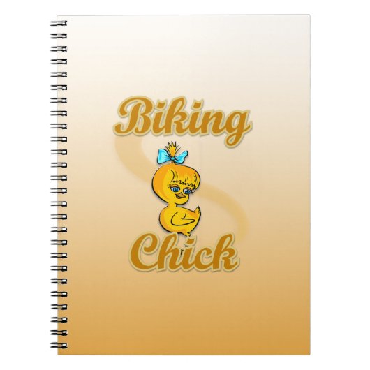 Bike Chick Notizblock (Vorderseite)