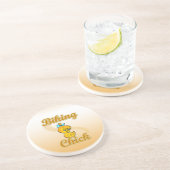 Bike Chick Untersetzer (Seite)