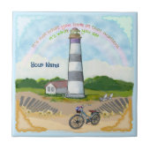 Bike Choice Leuchtturm Fliese (Vorderseite)