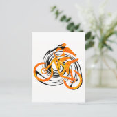 Bike Cool Grid Postkarte (Stehend Vorderseite)