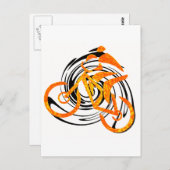 Bike Cool Grid Postkarte (Vorne/Hinten)