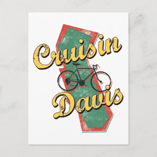 Bike Davis Cruise Postkarte