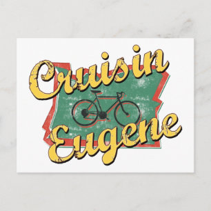 Bike Eugene Cruise Oregon Postkarte