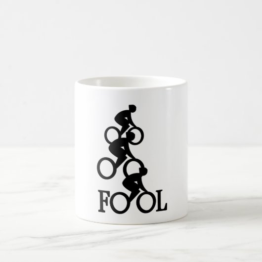 Bike Fool - Cyclist Fan Gift Kaffeetasse (Mittel)