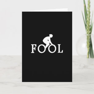 Bike Fool - Cyclist Fan Gift Karte