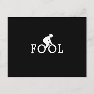 Bike Fool - Cyclist Fan Gift Postkarte
