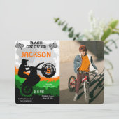 Bike Foto Einladung (Stehend Vorderseite)