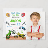 Bike Foto Einladung (Vorderseite)