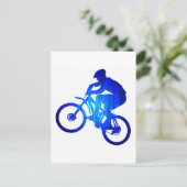 Bike für uns postkarte (Stehend Vorderseite)
