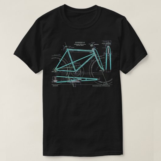 Bike Geometry T-Shirt (Design vorne)