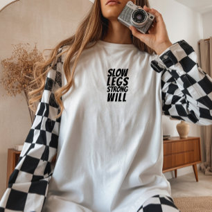 Bike Girl Ironie schwarz Tri-Blend Shirt