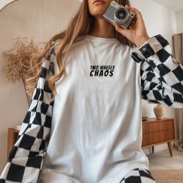 Bike Girl Irony black Tri-Blend Shirt