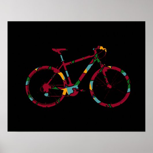 Bike-Grafik Poster (Vorne)