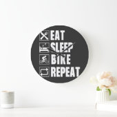 BIKE GROßE WANDUHR (Zuhause)