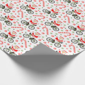 Bike Holiday Geschenkpapier (Ecke)