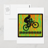 Bike-Hot-Sitzplatz Postkarte (Vorne/Hinten)