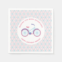 Bike Illustriert Modernes Personalisiertes Party N