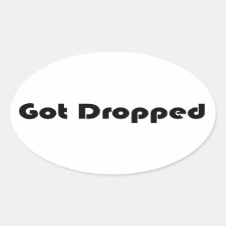 Bike-Lane-Industrie Ovaler Aufkleber